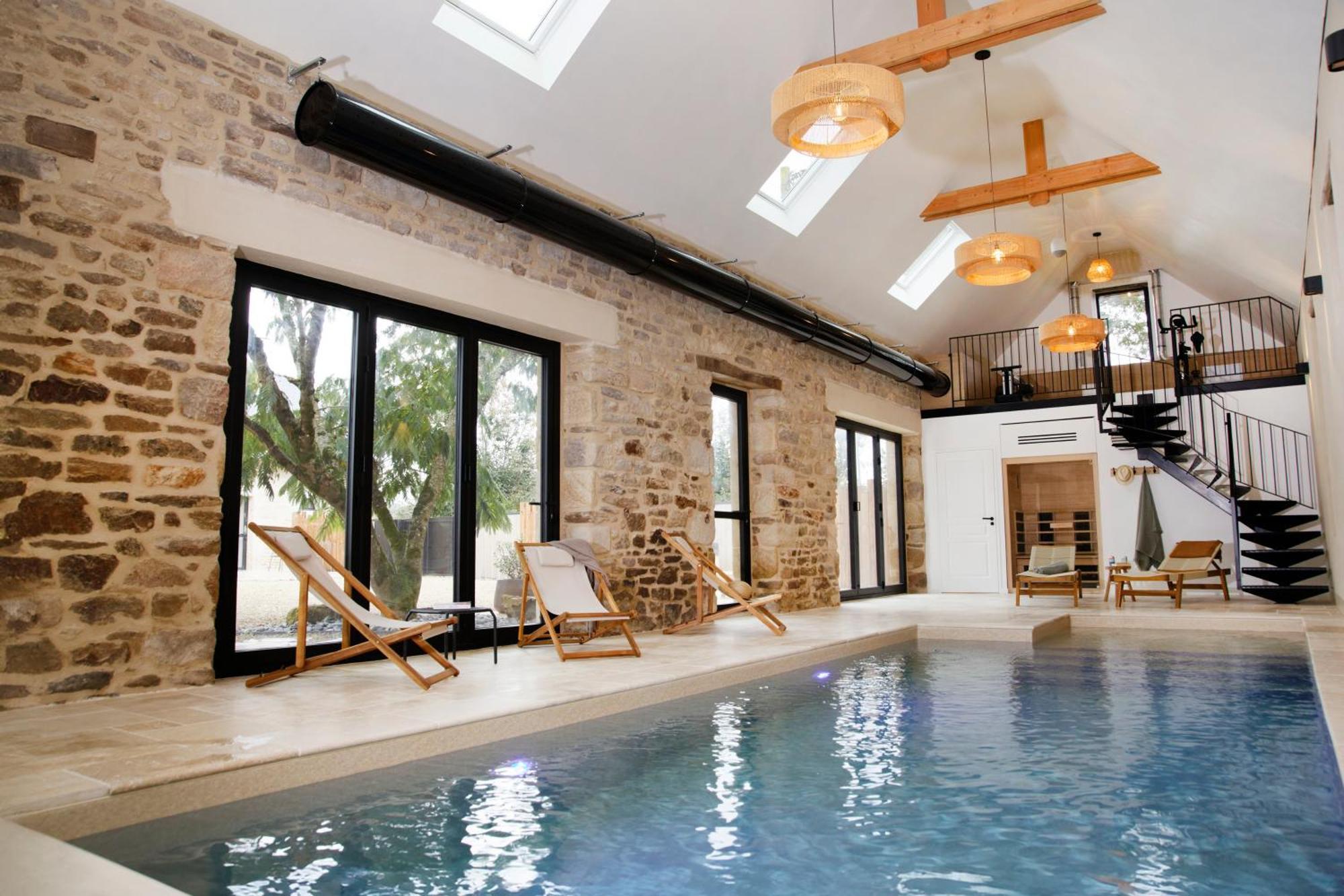 Le Domaine De Soani - Piscine Interieure, Jacuzzis & Sauna Adult Only Saint-Évarzec Exteriör bild